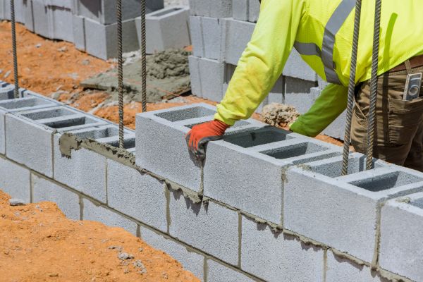 Concrete Blocks Installation in Poulsbo