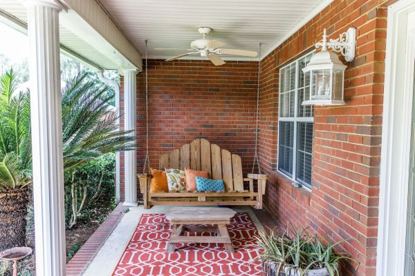 Porch Brick Repair in Poulsbo
