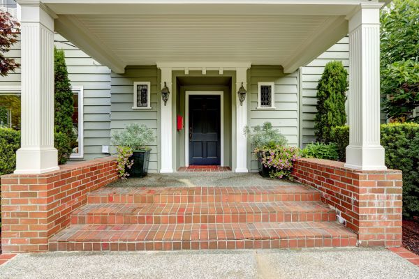 Front Porch Masonry Repair in Poulsbo