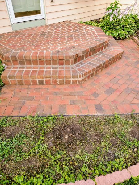 Brick Stoop Repair in Poulsbo